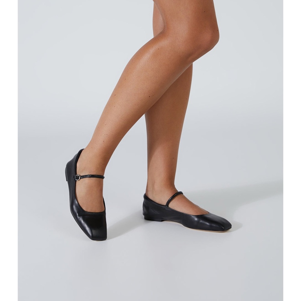 Tony Bianco BAMBI flats in BLACK VENICE, size 5.5 - Picture 4 of 4